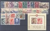 Europa und Alle Welt  Schweiz Michel Nummer 377-404, Jahr 1941 **  51.58 £  +  4.33 £ shipping