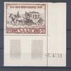 Deutschland ab 1945 Saarland Michel Nummer 291, IBASA 1950 ** Eckrandwert Druckdatum -