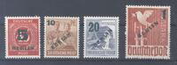 Deutschland ab 1945 Berlin Michel Nummer 64-67 Grünaufdruck 1949 ** -