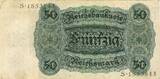 Weimar 50 Reichsmark 11.10.1924 N / S.1853843 VF