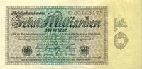 Weimar 10 Milliarden Mark -