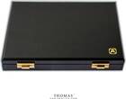 Médailler Abafil box Numismatic supplies - Black box Abafil Minibring - Red velvet trays GEM UNC