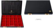  Numismatic supplies - Abafil box Black Mignon - Red velvet Médailler  I