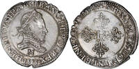 France Franc Coin France - Henri III - Franc au col fraisé - 1583 M Toulouse -