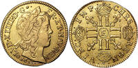 France Louis d'or à la mèche longue Coin - France - Louis XIV - Gold Louis d'or à la Mèche Longue - 1653 E Tours - Treasure of Montrichard - 1 000 examples -