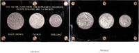 Grande-bretagne Great Britain – set 3 coins – Half crown – florin – shilling display -