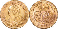 Louis d'or aux lunettes Coin France - Louis XV - Gold Louis dor aux lunettes - 1737 A Paris - Treasure of rue Mouffetard AU
