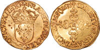 Écu dor au soleil Coin France - Louis XIII - Gold - Ecu dor au soleil - 1635 B Rouen VF+/EF