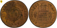 France 1/2 sol aux balances 1793 Coin France - Convention - 1/2 Sol &agrave; la... 726.37 &pound;  +  51.27 &pound; shipping