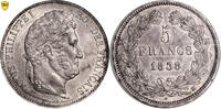 France 5 Francs 1838 Louis-Philippe I Coin France - Louis Philippe - 5 F... 512.73 &pound;  +  51.27 &pound; shipping