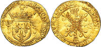 Écu dor au soleil de Bretagne 1515-1547 Coin - France Francois I Gold Ecu dor au soleil de bretagne - Rennes - 1st type - EF VF