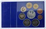 Deutschland - BRD 10,68 DM 1974 J - Kursmünzensatz KMS 1 Pfennig bis 5 Mark Proof