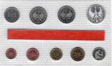 Deutschland - BRD 10,68 DM 1974 F - Kursmünzensatz KMS 1 Pfennig bis 5 Mark UNC
