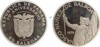 Panama 20 Balboas - 75 Jahre Republik; Vasco Nunez de Balboa -