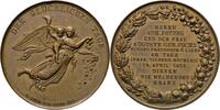 Deutschland / Altdeutschland - Medaille Bronzemed. v. Gube bei Loos a. d. Silberhochzeit Joh. Patzig (Berlin) m. Auguste -