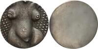 Erotika - unsigniert, versilbert Kunstmedaille o.J. vz