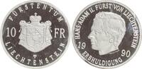 Liechtenstein - 10 Franken 1990 Hans Adam II., Erbhuldigung. PP 53.75 £  +  20.81 £ shipping