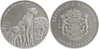 Gabon / Gabun 1000 Francs 2015 - Africa 1 Unze Silber - Cheetahs Silver ... 151.72 £  +  19.07 £ shipping
