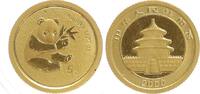 China - Panda, 1/20 Unze Gold 5 Yuan 2000 st