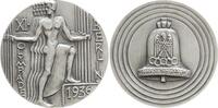 Deutschland - Berlin - Spätere Prägung nach Bronzguss v. O. Placzek XI Olympische Spiele, Olympiaglocke Silbermedaille 1936 vz+