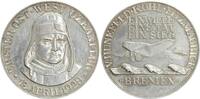 Deutschland - Silbermedaille 1928 (v. Bernhart) Ost-West-Ozeanflug der B... 77.11 &pound;  +  20.56 &pound; shipping