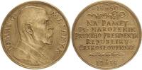 Tschechoslowakei - Bronzemedaille (v. O. Spaniel) Tomas G. Masaryk, 85. Geburtstag -