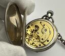 AUSTRIA WIEN Medal und Taschenuhr The first Austrian Federal shooting 1880 Vienna rarities Pocket watch with medal XF+