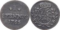 GERMANY SACHSEN 1 Pfennig FREDERICK AUGUSTUS III. -
