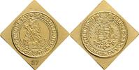 RDR Austria 2 ducat klippe MAXIMILIAN II. mint Prague, cerifikat, etue restrike -