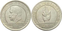 GERMANY Weimarer rep. 5 Mark "Oath" 10th Anniversary of the Weimar rep. President P. Hindenburg A Berlin -
