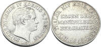 GERMANY PRUSSIA 1 Thaler FREDERICK WILLLIAM IV. mint Berlin -