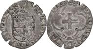 FRANCE 1 DOUZAIN FRANCIS I. on the Schield a cross with Dolphins mint Grenoble -