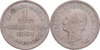 GERMANY SACHSEN 10 Pfennigs / 1Neugroschen John I. mint Dresden -