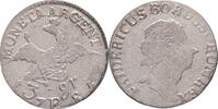 GERMANY PREUSSEN 3 Gröscher , 1/8 Thaler FREDERICK II. the Great mint Königsberg -