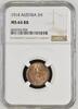AUSTRIA 2H 1914 FRANZ JOSEPH I. NGC MS 64 RB 43.35 £  +  30.34 £ shipping