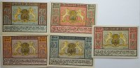 Jever 50 Pf, 150 PF, 2 M, 3 M Sparkasse der Stadt -