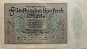 Deutsches Reich 500000 Mark Reichsdruck 8 stellige Nr. -