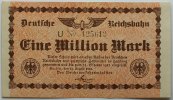 Deutschland 1 Million Reichbahn Berlin -