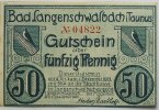 Deutschland 50 Pf Bad Langenschwalbach -