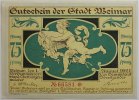 Deutschland 75 Pf Weimar -