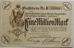 Deutschland 1 Million Mark Farbenfabriken Friedrich Bayer -