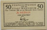 Deutschland 50 Pf Mannheim -