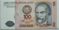 Peru 100 Intis 1987 1 2.16 £ Tax included +  7.79 £ shipping