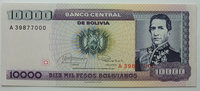 Bolivien 10000 Bolivas -