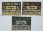 Österreich 10, 20, 50 Heller Niederwaldkirchen -