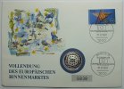 Deutschland 100 Pf Entdeckung Amerikas mit 1 oz / 1 $ Silber -