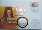 Deutschland 1 Unze Feinsilber 350. Geburtstag Leibniz -