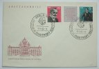 DDR Dimitrow Zierfeld + 5 PF (W Zd 30) sowie 20 Pf als Streifen geklebt -
