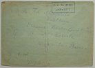Ukraine seltener Beleg von Tagnarog mit RA-Zensur F.P.Nr. 44875 gepr u. Zensustpl. -