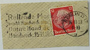 Deutsches Reich Hindenburg Stempel -